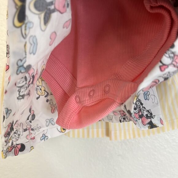 Disney Baby Pinafore Dresses x3 Mini Mouse, Pluto, 101 Dalmatians, lion king - Picture 4 of 14